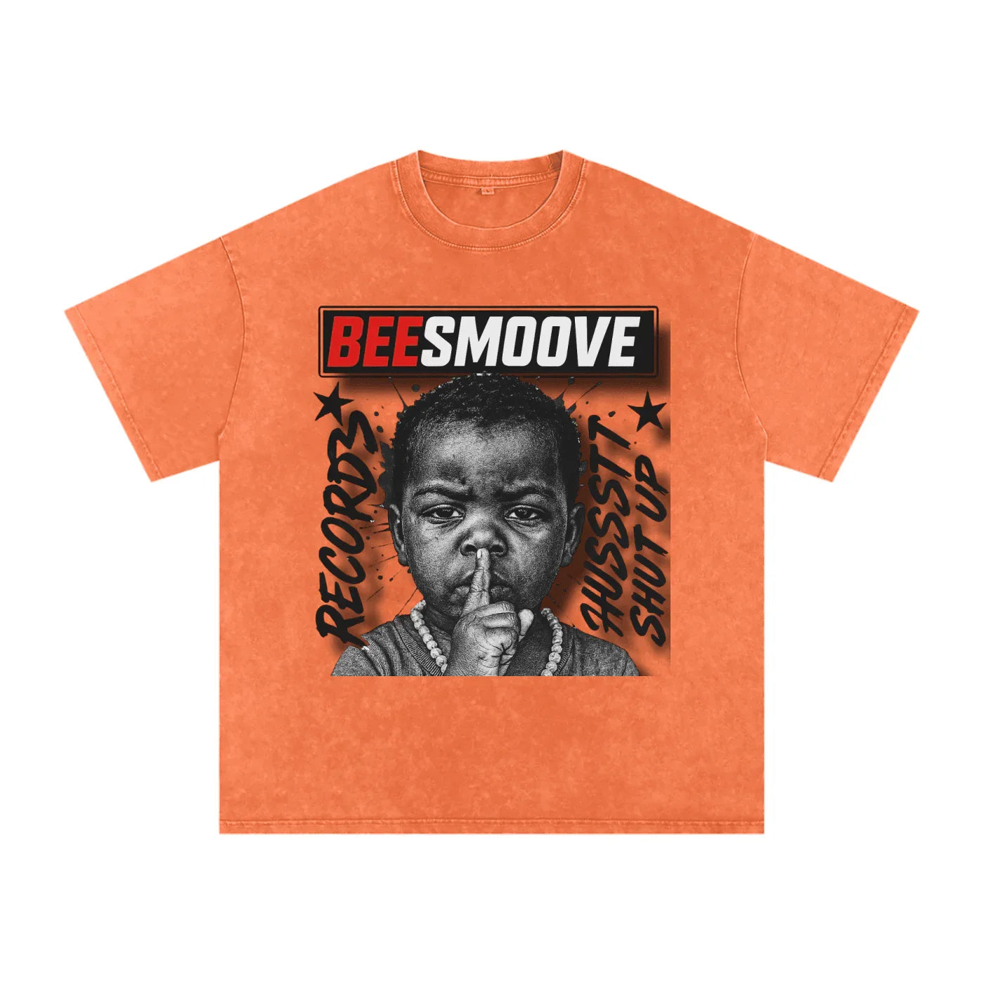 BEESMOOVE Silent Power Wash Oversize Tee - Beesmoove