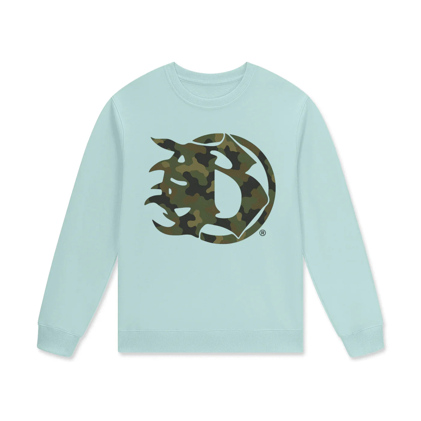BEESMOOVE camouflage Frequency Staple 100% Cotton Pullover - Beesmoove