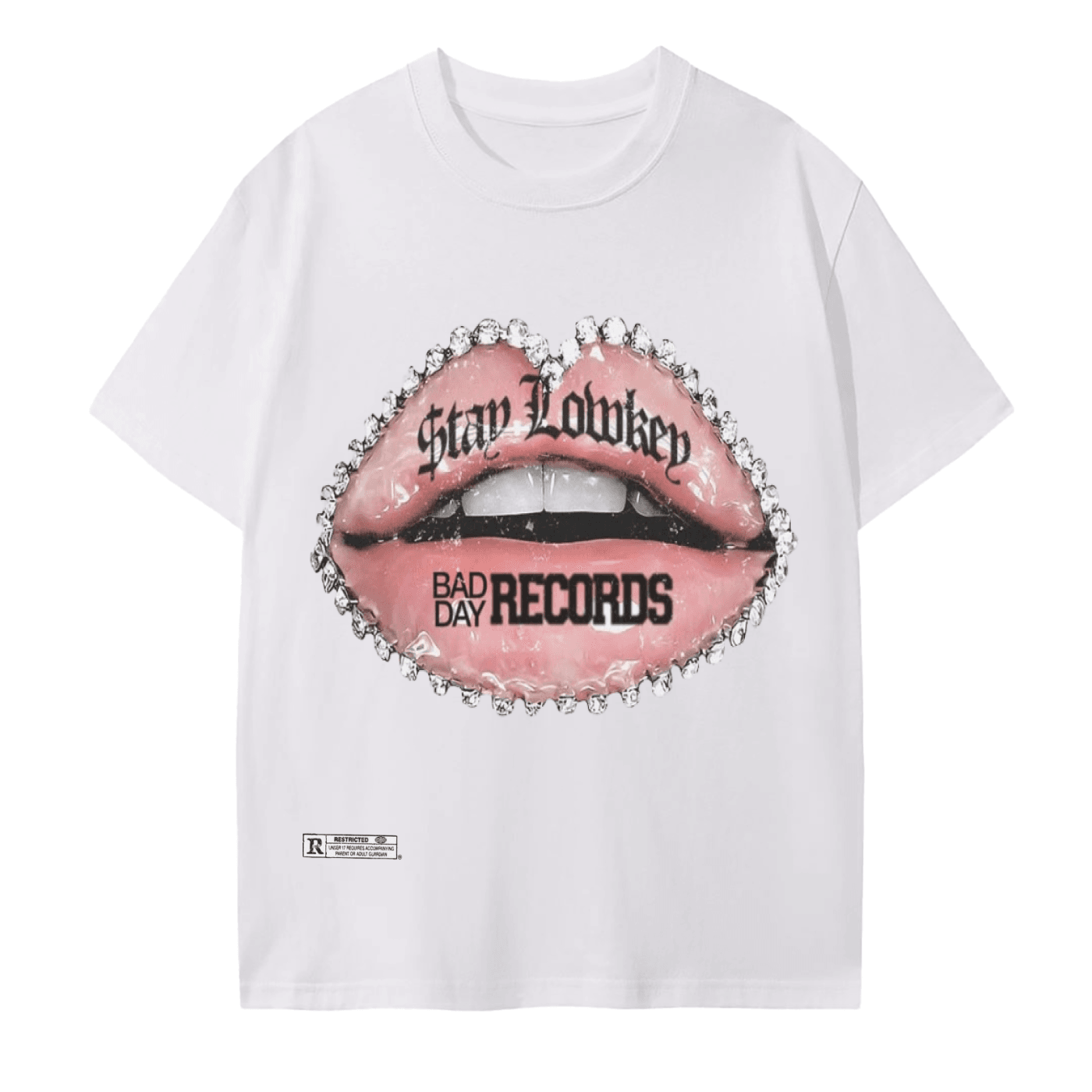 BEESMOOVE Bad day records Seamless Cotton T-Shirt - Beesmoove