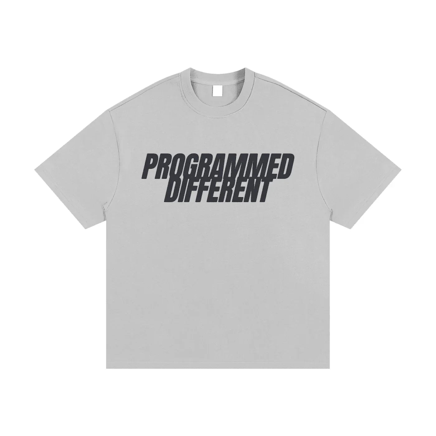 BEESMOOVE PROGRAMMED DIFFERENT Heavyweight Cotton T-Shirt - Beesmoove