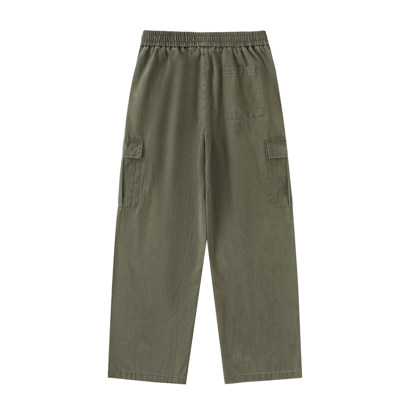 BEESMOOVE Drawstring Waist Straight-Leg Cargo Pants - Beesmoove