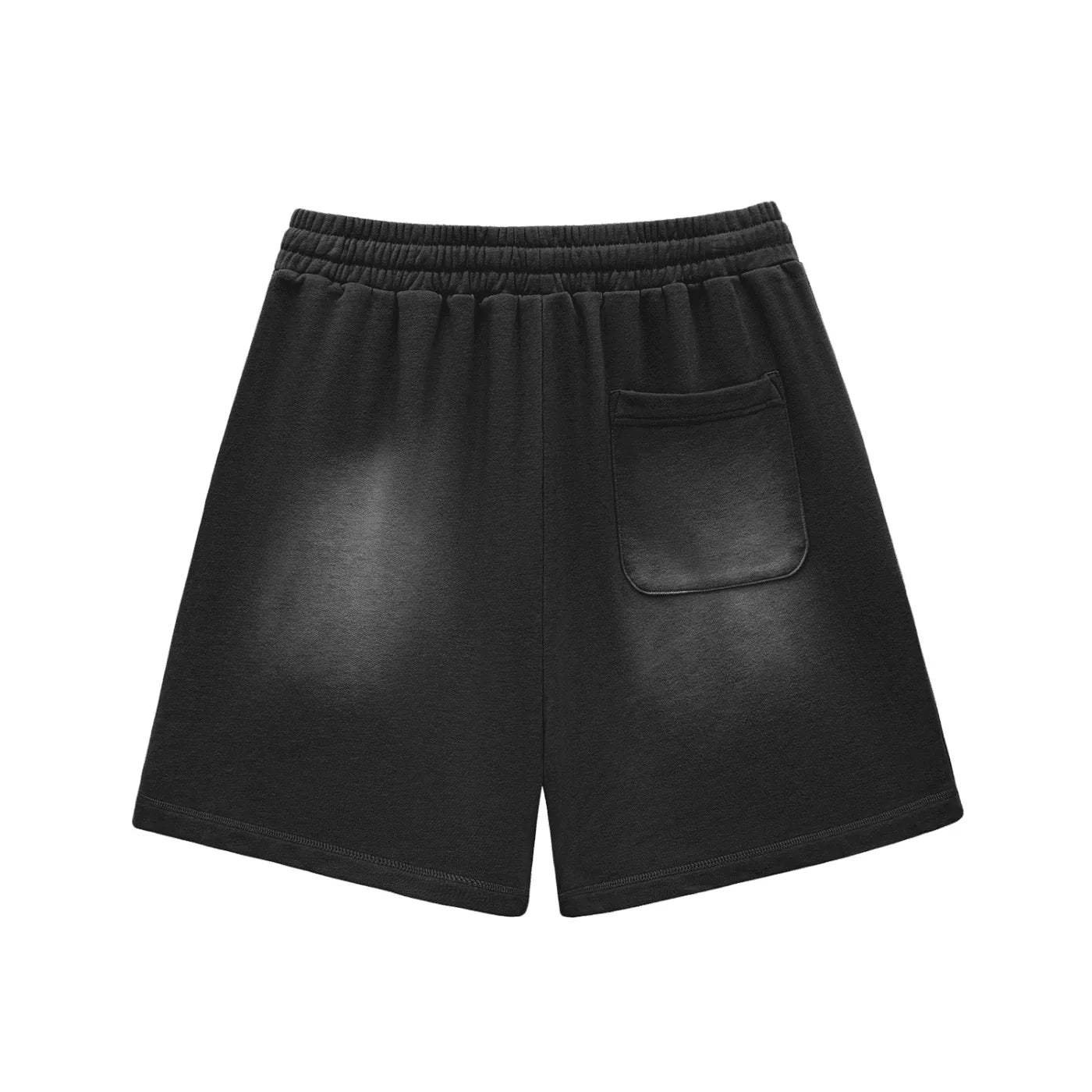 BEESMOOVE DOHIVE Fade Raw Edge Cotton Shorts - Beesmoove
