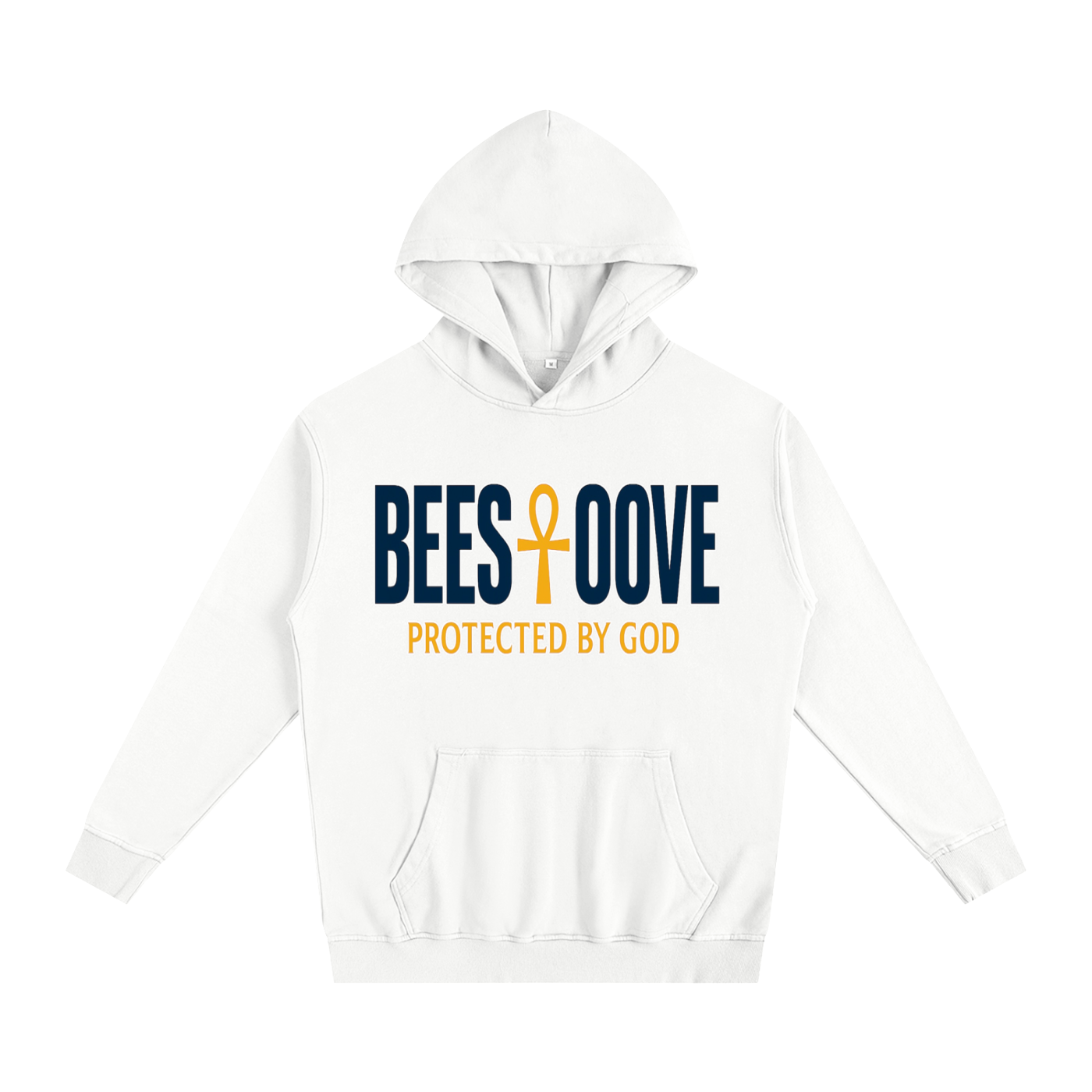 BEESMOOVE God’s Seal Protected By God Oversized Hoodie