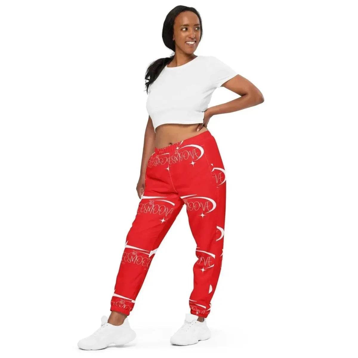 Beesmoove all star famous red woman’s track pants - Beesmoove