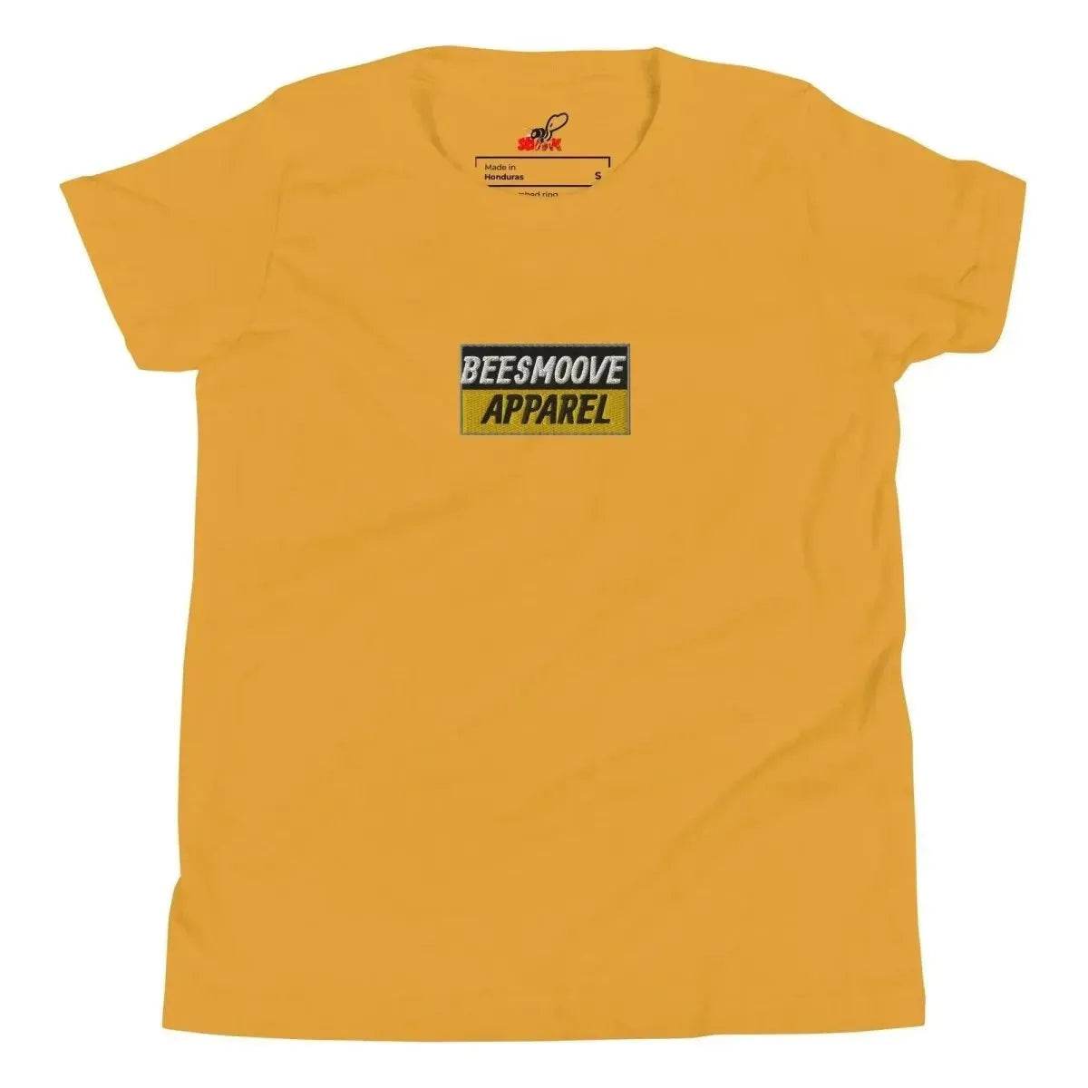 Beesmoove apparel black&gold mark Youth Short Sleeve T-Shirt - Beesmoove