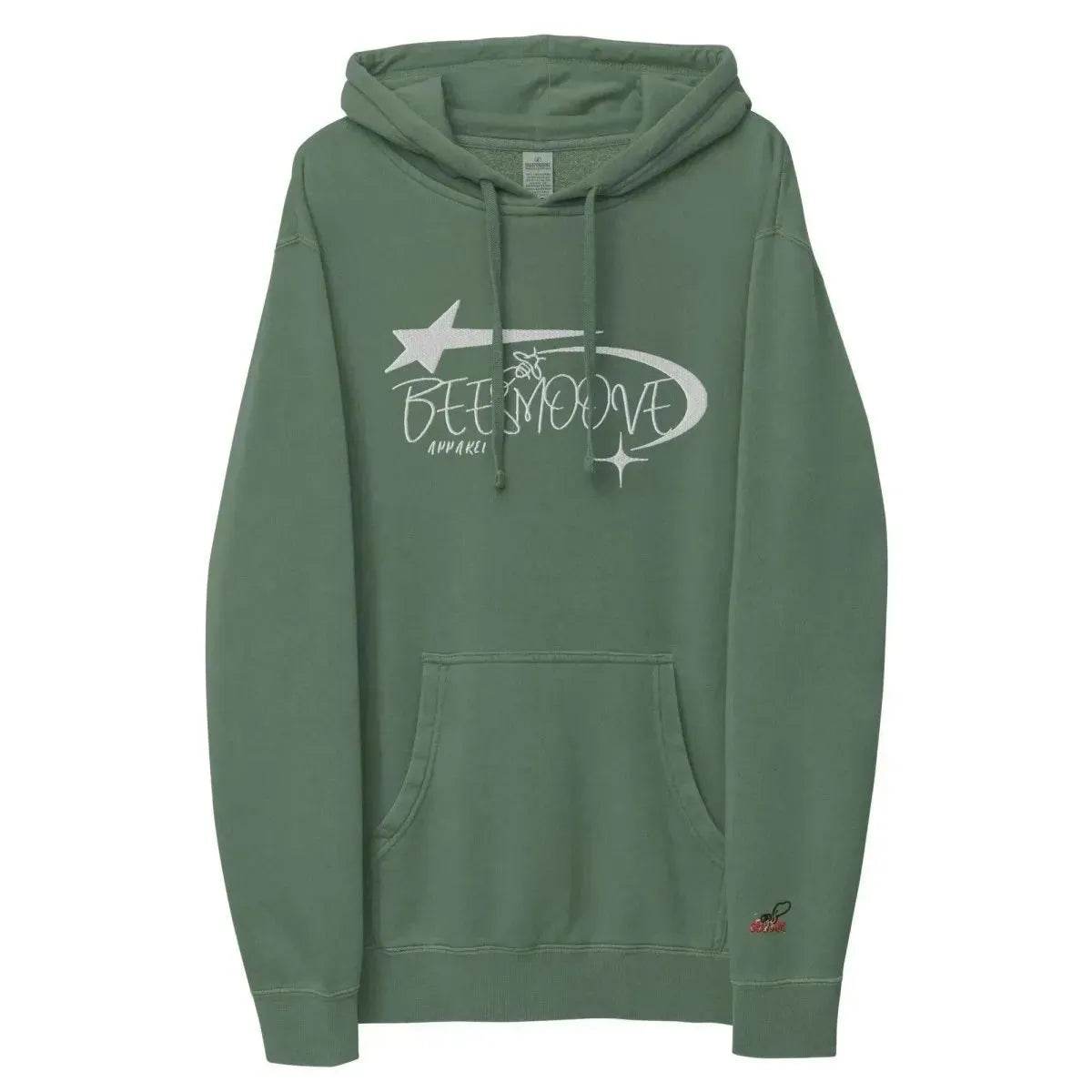 Beesmoove big star famous Unisex pigment-dyed hoodie - Beesmoove