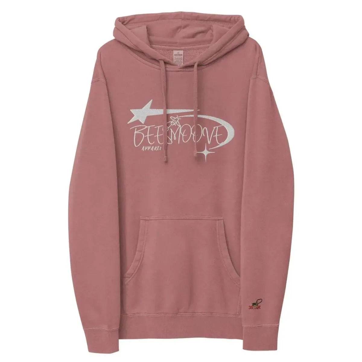Beesmoove big star famous Unisex pigment-dyed hoodie - Beesmoove