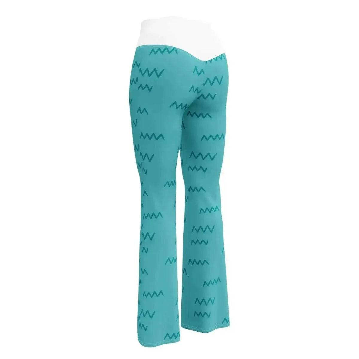 Beesmoove blue Dolphin Flare leggings - Beesmoove