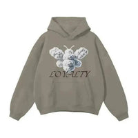 Beesmoove Cloud Loyalty Smoke Oversized Hoodie - Beesmoove