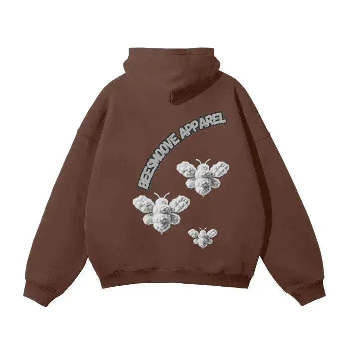 Beesmoove Cloud Loyalty Smoke Oversized Hoodie - Beesmoove