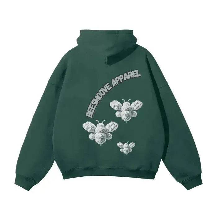 Beesmoove Cloud Loyalty Smoke Oversized Hoodie - Beesmoove