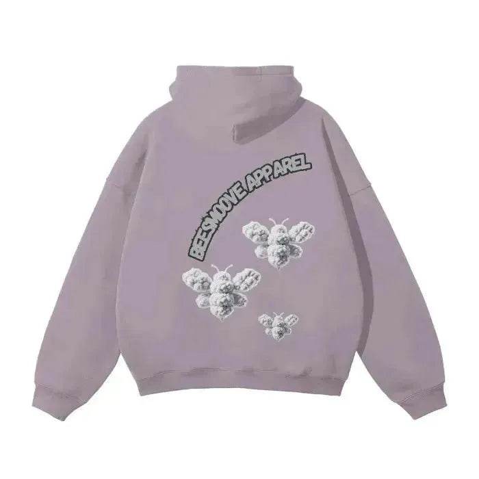 Beesmoove Cloud Loyalty Smoke Oversized Hoodie - Beesmoove