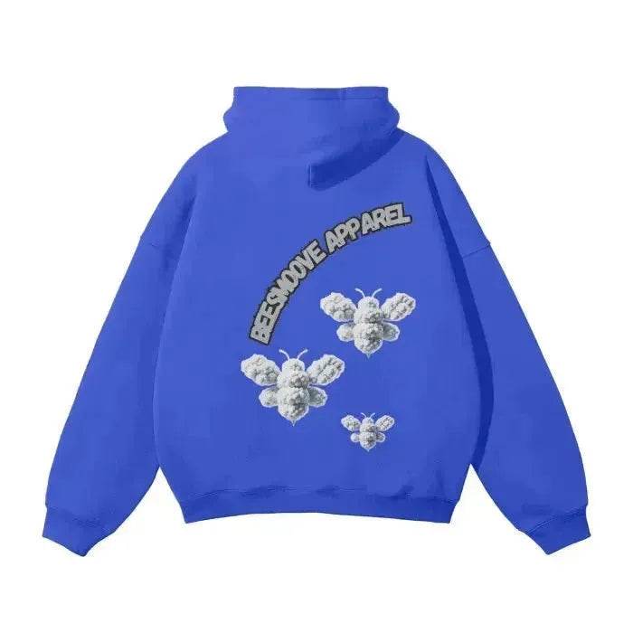 Beesmoove Cloud Loyalty Smoke Oversized Hoodie - Beesmoove