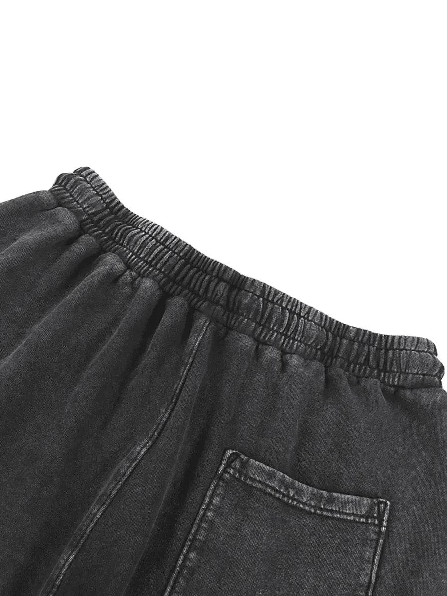 Beesmoove Collective Acid Wash Straight Leg Pants - Beesmoove