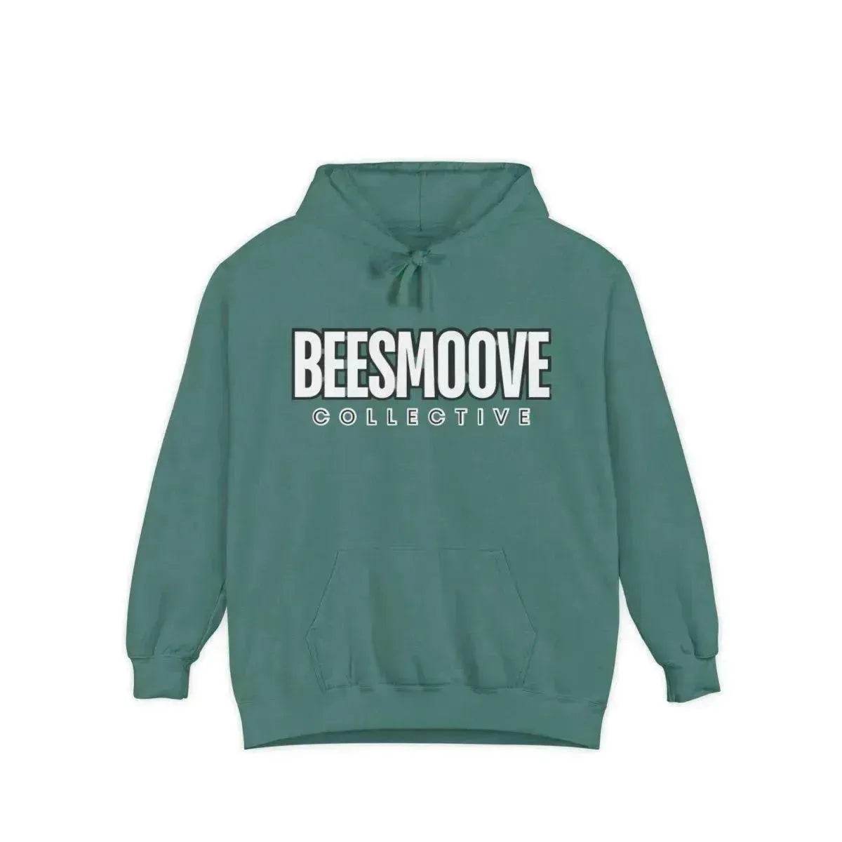 Beesmoove collective white black rare Unisex Garment-Dyed Hoodie - Beesmoove