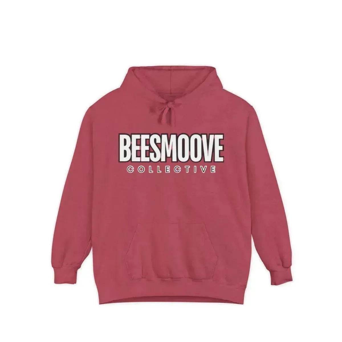 Beesmoove collective white black rare Unisex Garment-Dyed Hoodie - Beesmoove