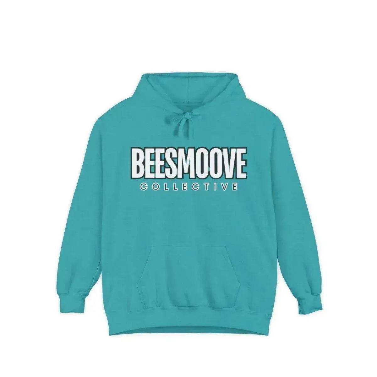 Beesmoove collective white black rare Unisex Garment-Dyed Hoodie - Beesmoove