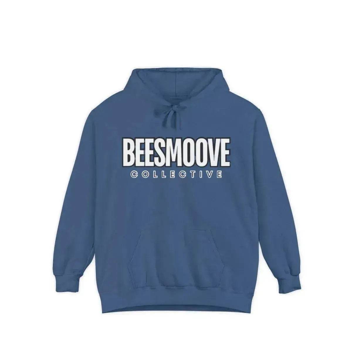 Beesmoove collective white black rare Unisex Garment-Dyed Hoodie - Beesmoove