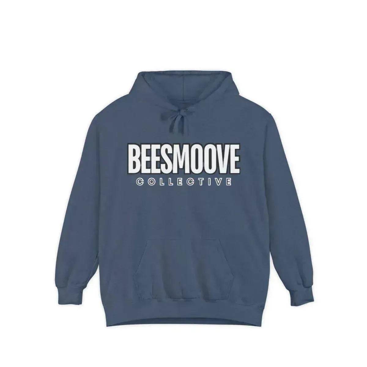 Beesmoove collective white black rare Unisex Garment-Dyed Hoodie - Beesmoove