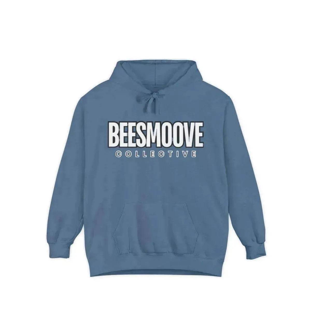 Beesmoove collective white black rare Unisex Garment-Dyed Hoodie - Beesmoove
