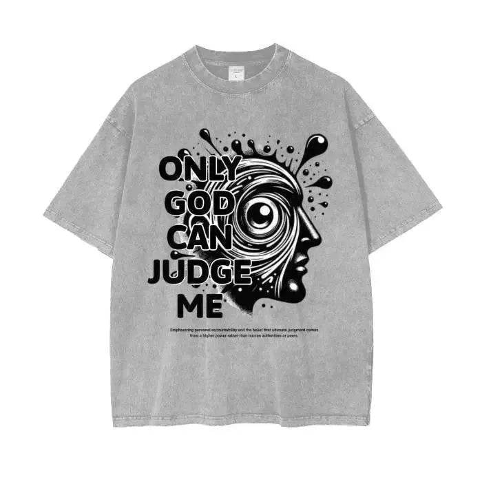 Beesmoove Divine Judgement Wash Oversize T-Shirt - Beesmoove