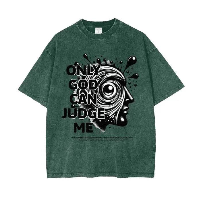 Beesmoove Divine Judgement Wash Oversize T-Shirt - Beesmoove