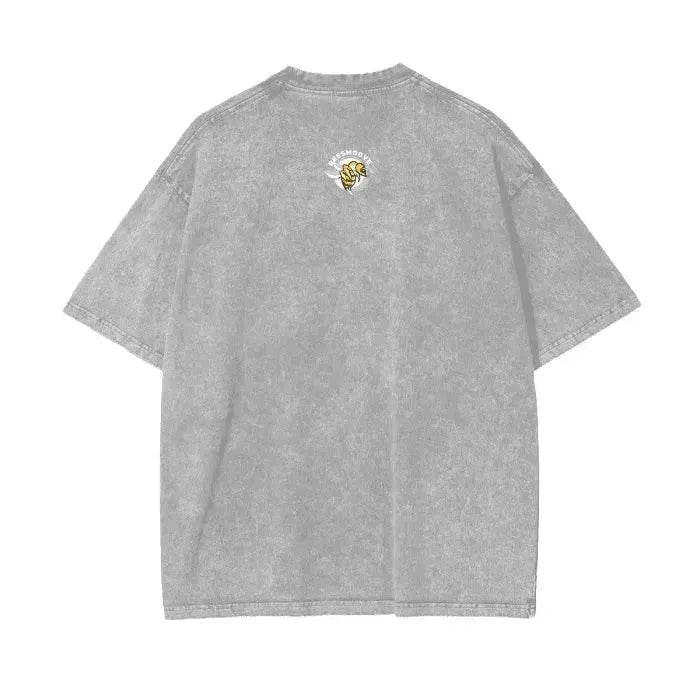 Beesmoove Divine Judgement Wash Oversize T-Shirt - Beesmoove