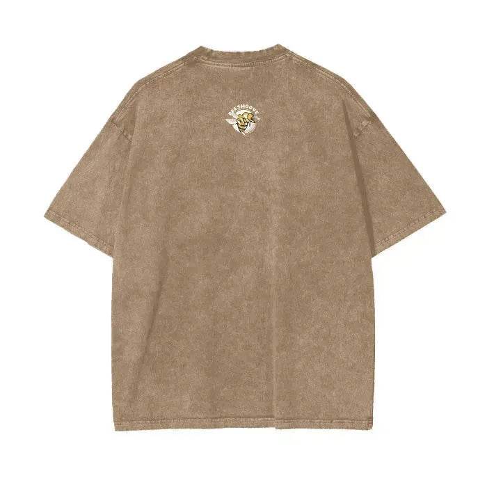 Beesmoove Divine Judgement Wash Oversize T-Shirt - Beesmoove