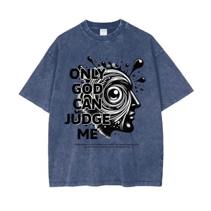 Beesmoove Divine Judgement Wash Oversize T-Shirt - Beesmoove