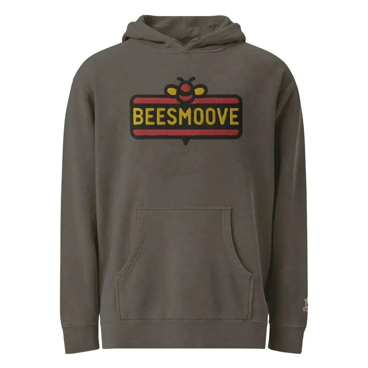 Beesmoove essence red pigment-dyed hoodie - Beesmoove