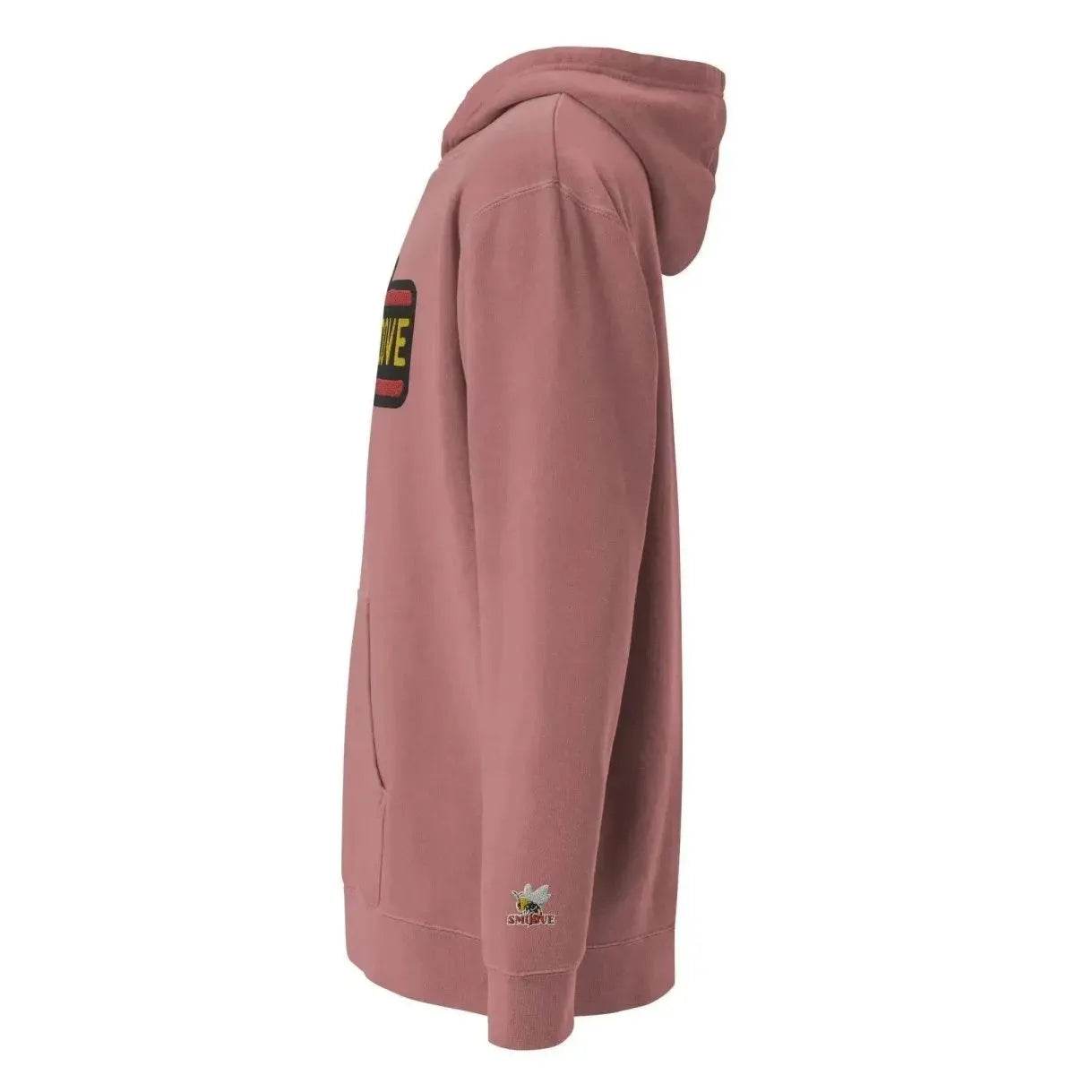Beesmoove essence red pigment-dyed hoodie - Beesmoove