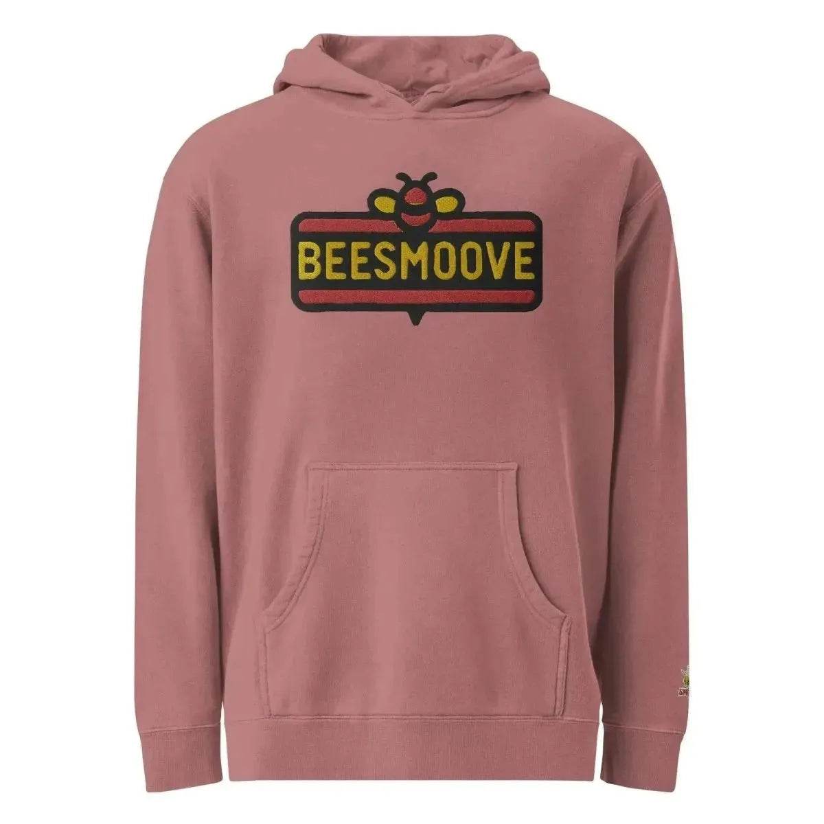 Beesmoove essence red pigment-dyed hoodie - Beesmoove