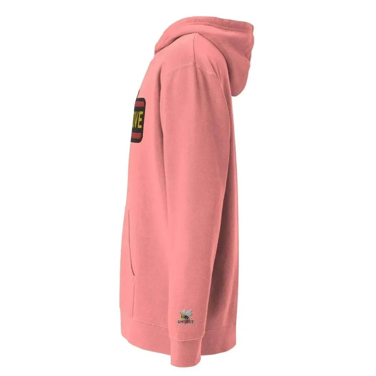 Beesmoove essence red pigment-dyed hoodie - Beesmoove
