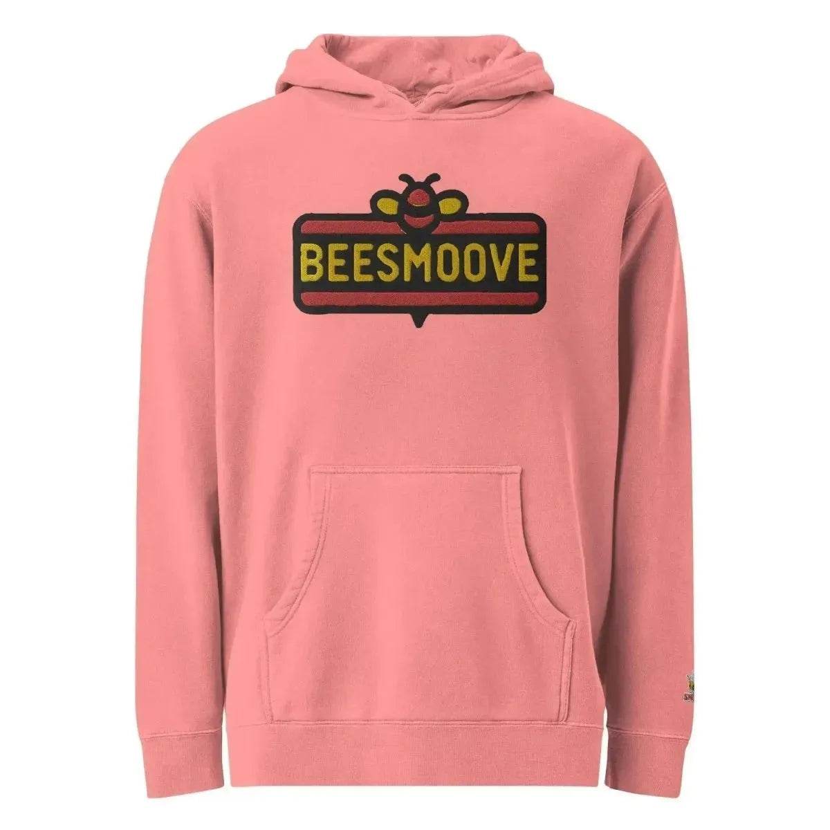 Beesmoove essence red pigment-dyed hoodie - Beesmoove