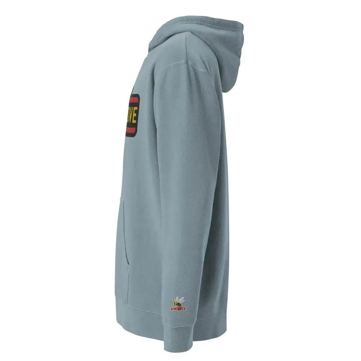 Beesmoove essence red pigment-dyed hoodie - Beesmoove