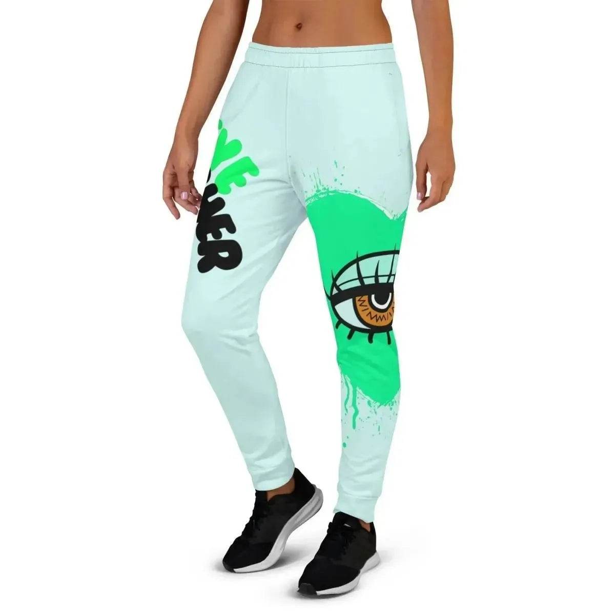 Beesmoove eye catcher green Women's Joggers - Beesmoove