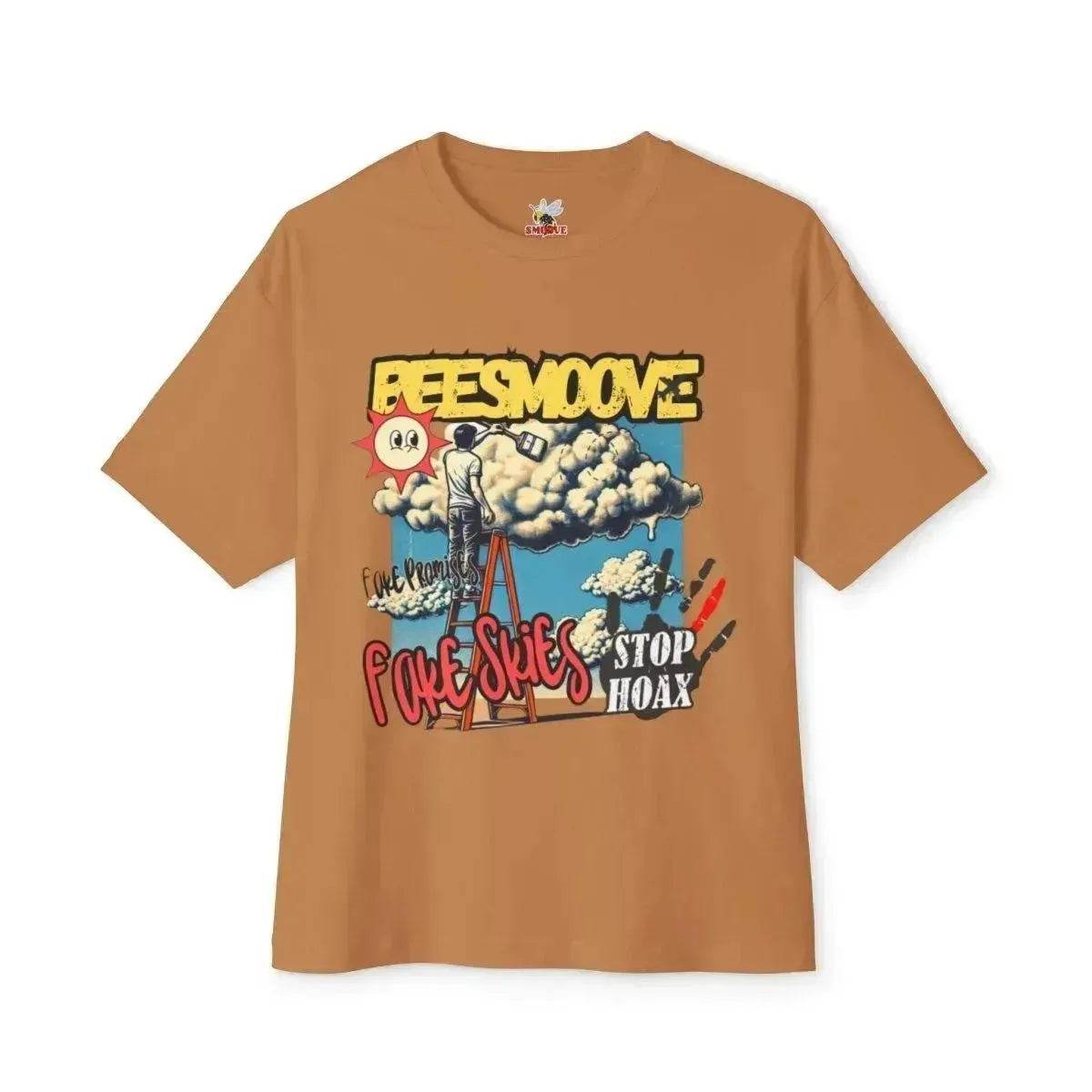 Beesmoove fake skies Oversized Boxy Tee - Beesmoove