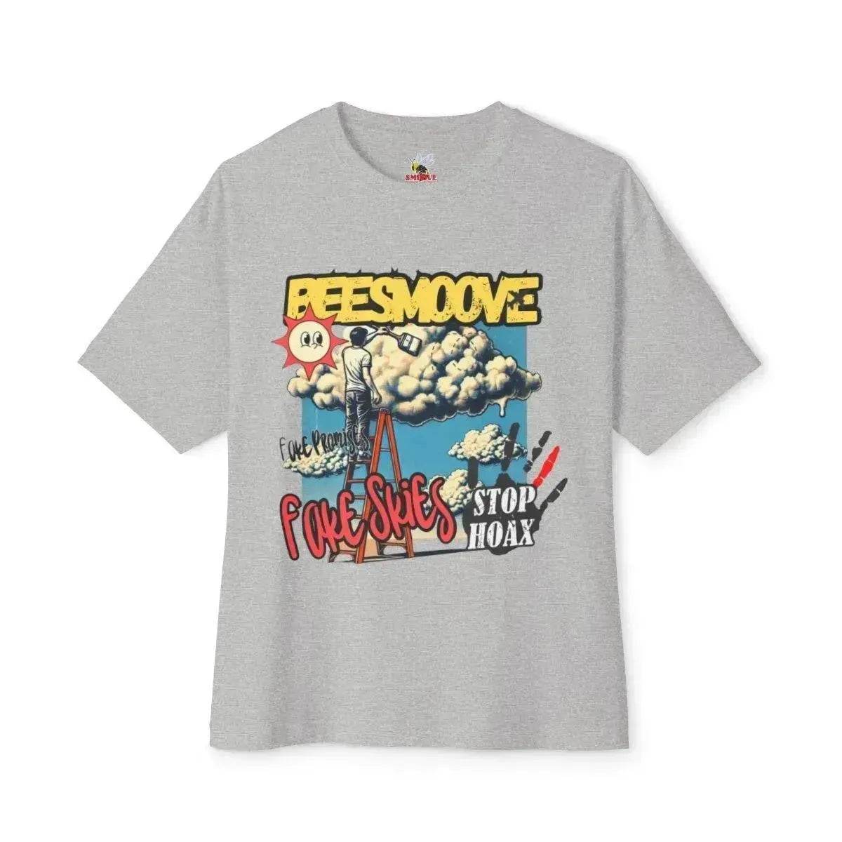 Beesmoove fake skies Oversized Boxy Tee - Beesmoove