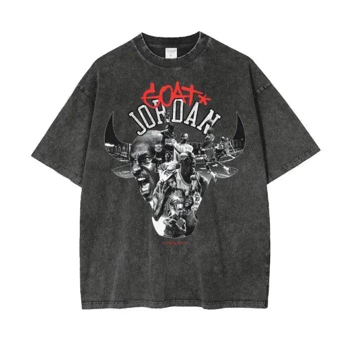 Beesmoove Goat*Jordan Wash Oversize T-Shirt - Beesmoove