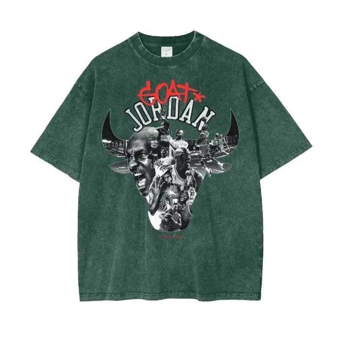 Beesmoove Goat*Jordan Wash Oversize T-Shirt - Beesmoove