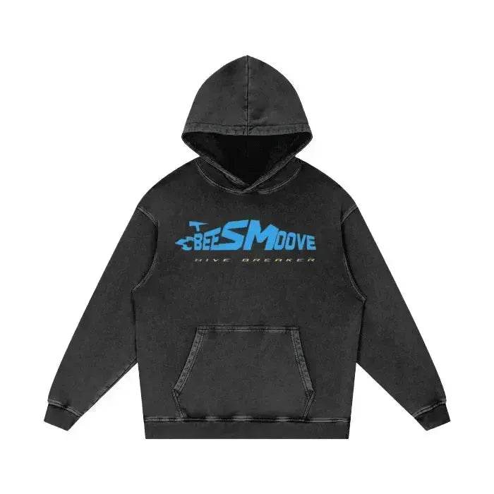 Beesmoove Hivebreaker Speed Blue Oversize Hoodie - Beesmoove
