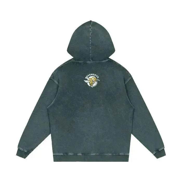 Beesmoove Hivebreaker Speed Blue Oversize Hoodie - Beesmoove