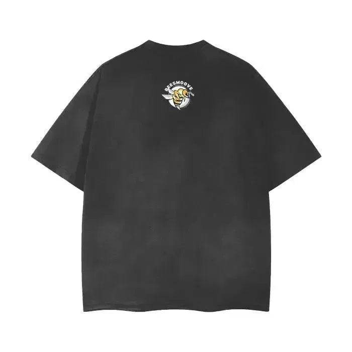 Beesmoove Infinite Mindset Tee Wash Frayed T-Shirt - Beesmoove