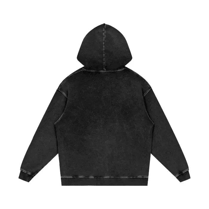 Beesmoove Logo 2024 Acid Wash Oversize Hoodie - Beesmoove