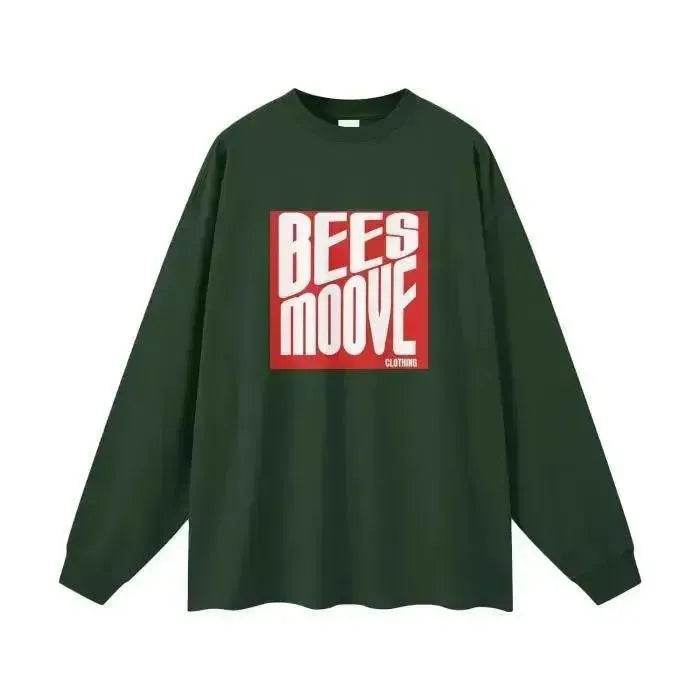 Beesmoove Minimalist Cotton Long Sleeve Tee - Beesmoove