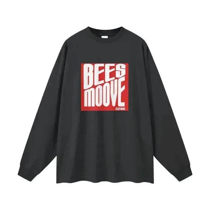 Beesmoove Minimalist Cotton Long Sleeve Tee - Beesmoove