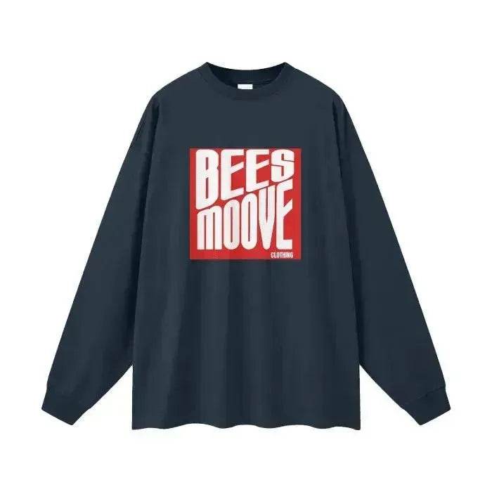 Beesmoove Minimalist Cotton Long Sleeve Tee - Beesmoove