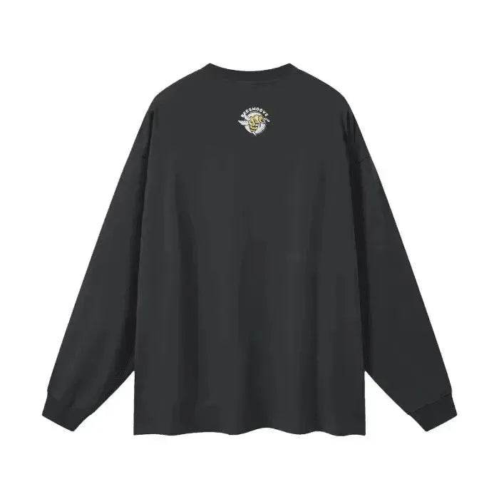 Beesmoove Minimalist Cotton Long Sleeve Tee - Beesmoove