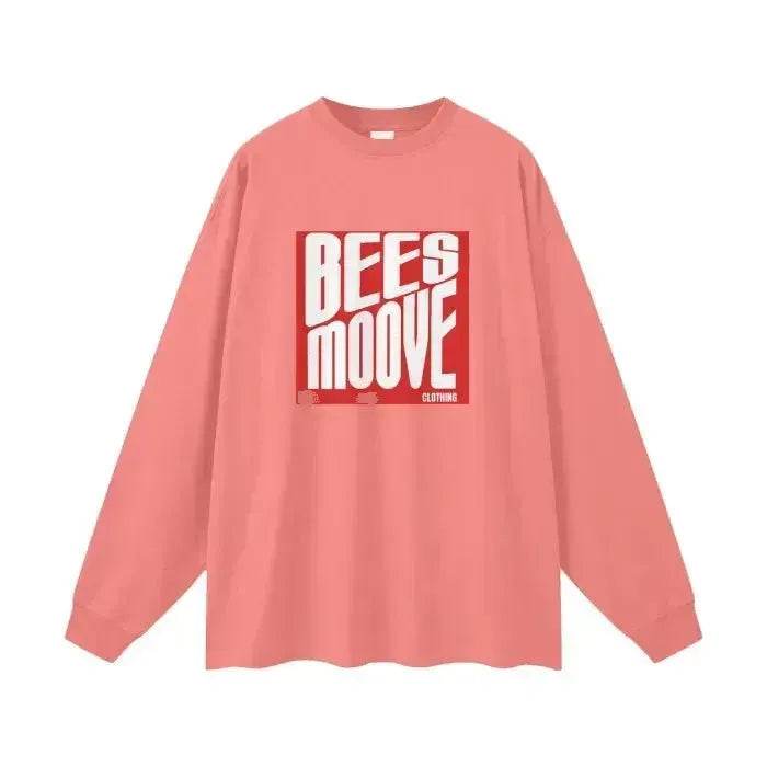 Beesmoove Minimalist Cotton Long Sleeve Tee - Beesmoove