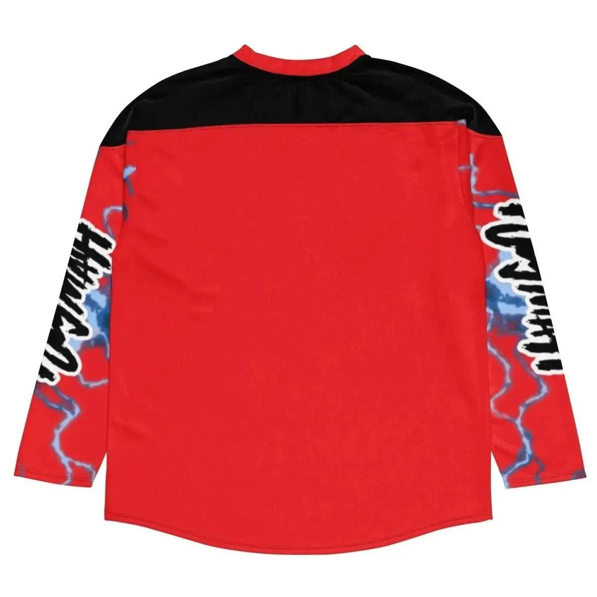 Beesmoove polymath red Recycled hockey fan jersey - Beesmoove